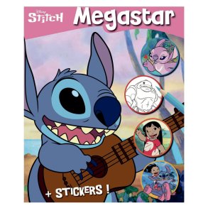 Megastar mlarbok med Stitch och stickers