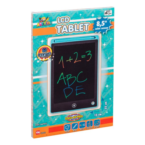 Artkids LCD tablet 22 x 15 cm.