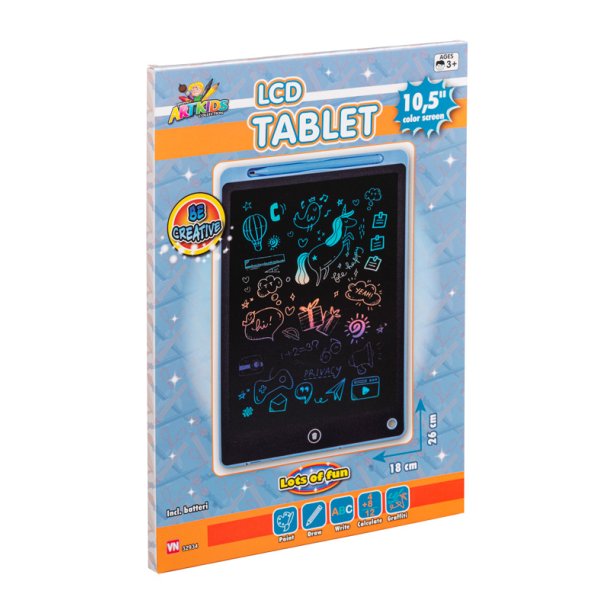 Artkids LCD-surfplatta 26 x 18 cm.