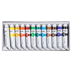 Acrylmaling st  12 farver  12 ml