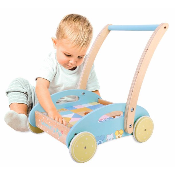 Tr gvogn med klodser  29 dele