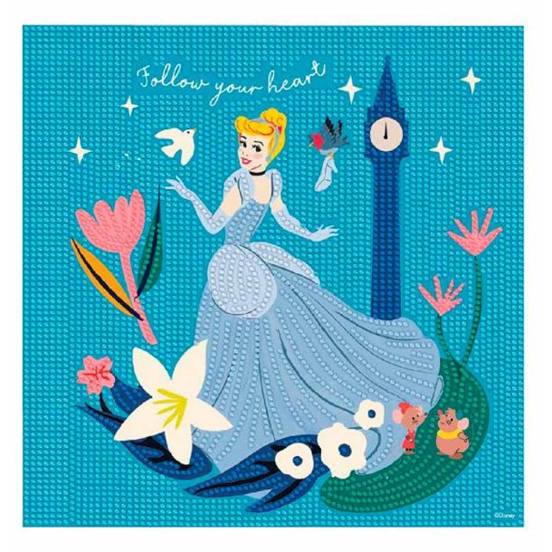 Disney Princess Diamond Painting Canvas XL  Askepot