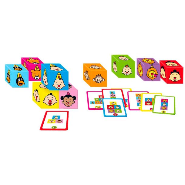 Stablespil med klodser og kort