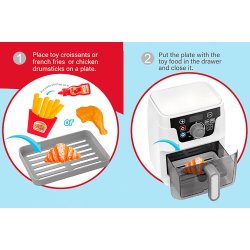 Airfryer med lys og legemad