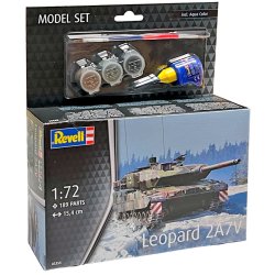 Revell Leopard 2A7V 1:72 med lim og maling