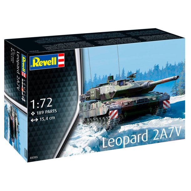 Revell Leopard 2A7V 1:72 modelkampvogn