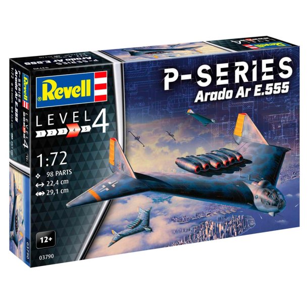 Revell P-Series Arado AR E.555 1:72 modelfly