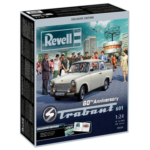 Revell Gift Set 60 rs jubilumsudgave Trabant 601: 1:24 modelbil