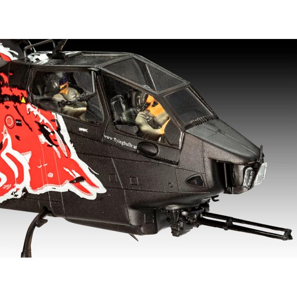 Revell AH-1F Cobra Flying Bulls 25 rs jubilumsudgave: 1:48 modelhelikopter