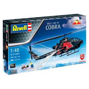 Revell AH-1F Cobra Flying Bulls 25 rs jubilumsudgave: 1:48 modelhelikopter