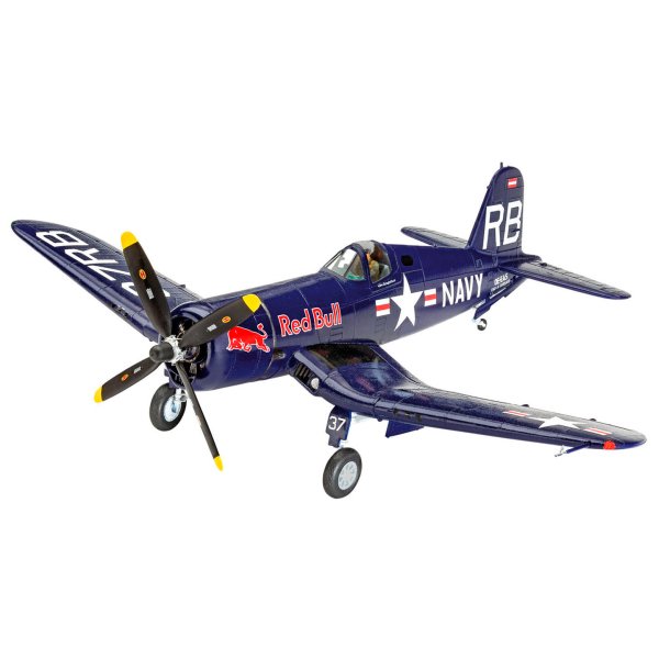 Revell F4U-4 Corsair Flying Bulls 25 rs jubilumsudgave: 1:48 modelfly
