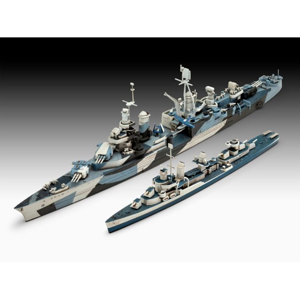 Revell Gift Set Pacific Warriors: 1:700 modelskib