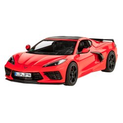 Revell Corvette C8 Coup: 1:25 modellbil