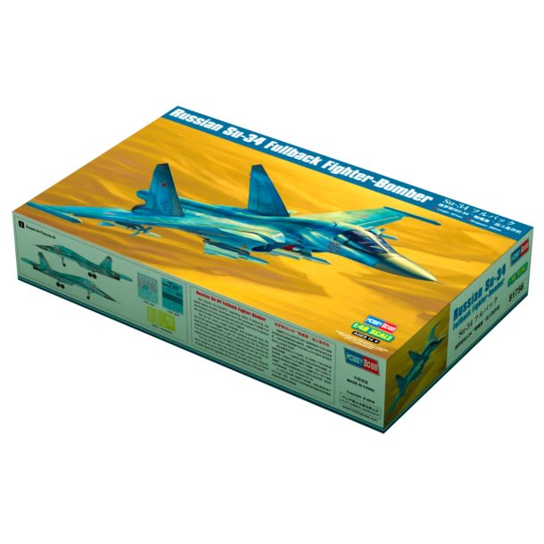Hobby Boss Russian Su-34 Fullback Fighter-Bomber 1:48 modelfly
