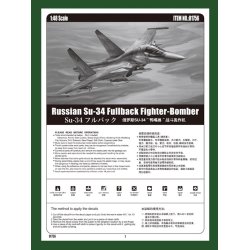 Hobby Boss Russian Su-34 Fullback Fighter-Bomber 1:48 modelfly