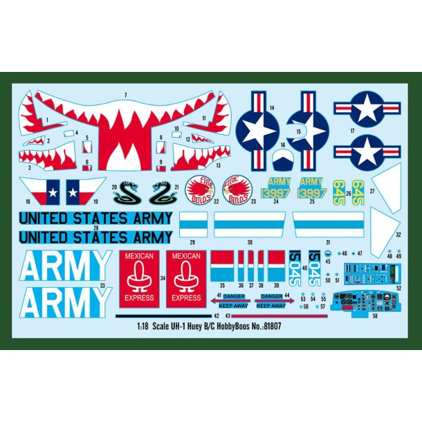 Hobby Boss UH-1 Huey 1:18 modelhelikopter