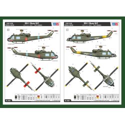 Hobby Boss UH-1 Huey 1:18 modelhelikopter