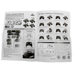 Tec-Toy fjernstyret Scary Monster bil (15 km/t) - 1:12