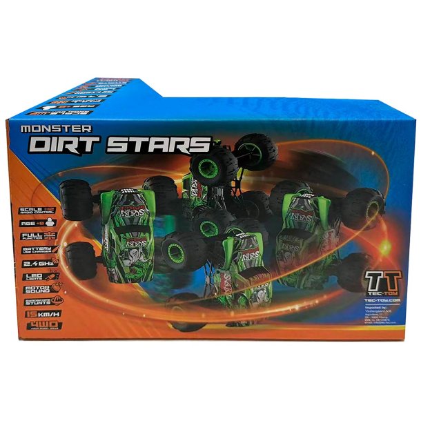 Tec-Toy fjernstyret Speed Monster bil (15 km/t) - 1:12