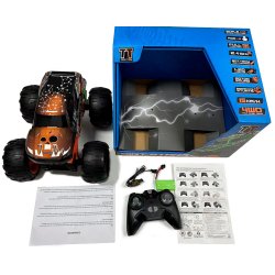 Tec-Toy fjernstyret Speed Monster bil (15 km/t) - 1:12