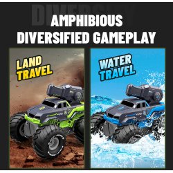 TEC-TOY Water Shooting RC Bil (12 km/t, 6 r+) - Grn