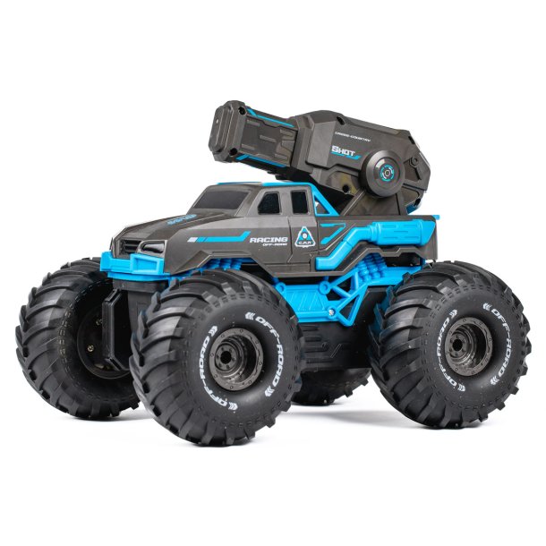Tec-Toy Fj�rrstyrd vattenskjutande 2,4 GHz-bil (12 km/t, 6 �r+) - Bl�