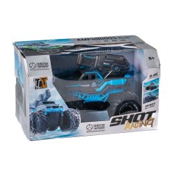Tec-Toy Fj�rrstyrd vattenskjutande 2,4 GHz-bil (12 km/t, 6 �r+) - Bl�