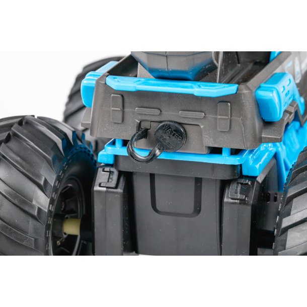 Tec-Toy Fj�rrstyrd vattenskjutande 2,4 GHz-bil (12 km/t, 6 �r+) - Bl�