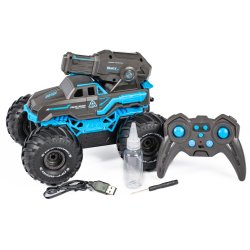 Tec-Toy Fj�rrstyrd vattenskjutande 2,4 GHz-bil (12 km/t, 6 �r+) - Bl�