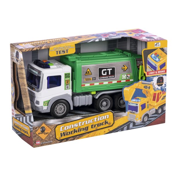 Speed Car Sopbil med ljus och ljud