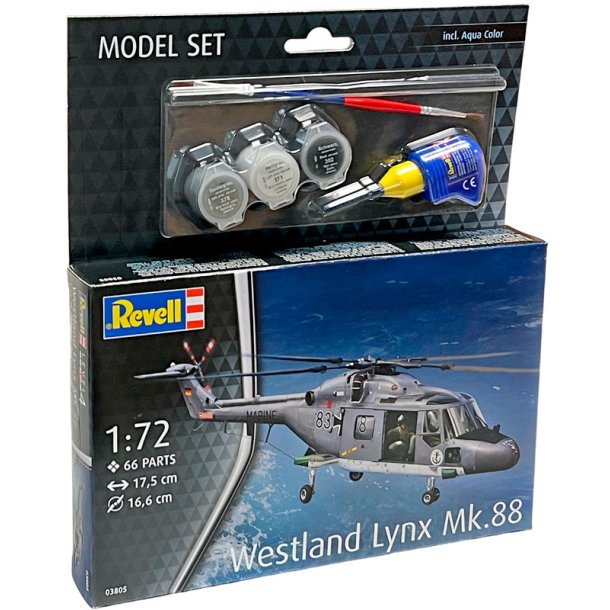 Revell Westland Lynx Mk.88A: 1:72 - med lim og maling