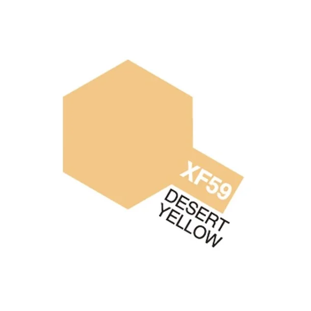 Tamiya Acrylic Mini XF-59 Desert Yellow (Mat rkengul)