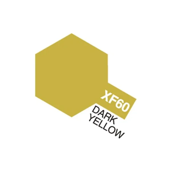 Tamiya Acrylic Mini XF-60 Dark Yellow (Mat mrk gul)