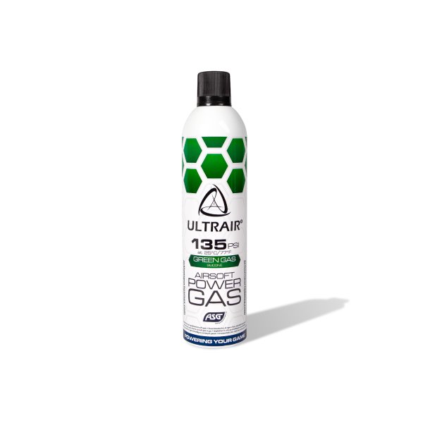 Ultraair Power Propellent Gas m/ Silikone, 135 PSI 570 ML