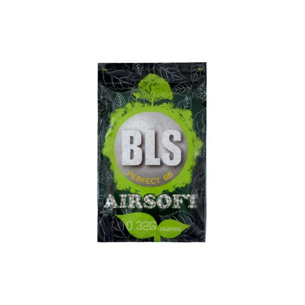BLS 0,32g BIO Kugler, 3125 BBs - Hvid