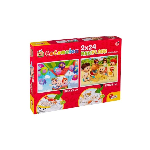 Cocomelon puslespil - 2 x 24 brikker