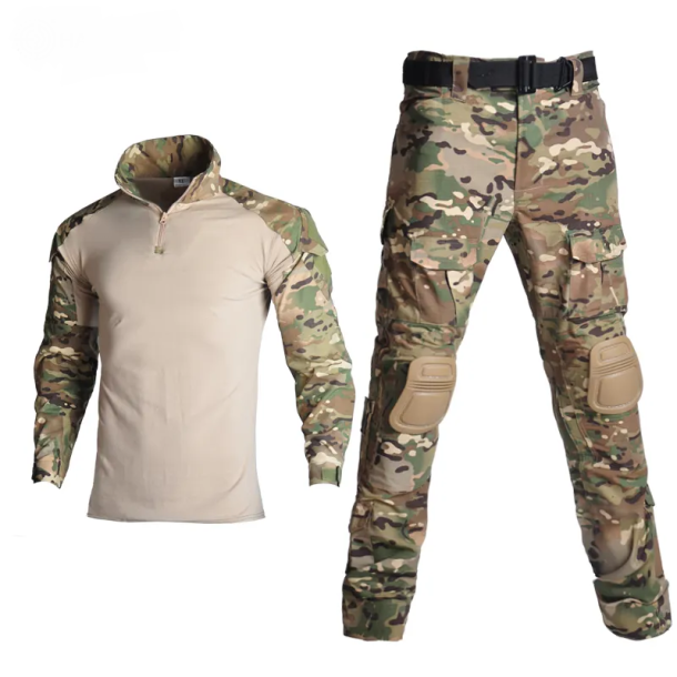 Militr Skjorte &amp; Bukser - Multicam