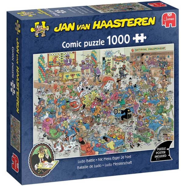 Jan Van Haasteren ludo battle - 1000 brikker