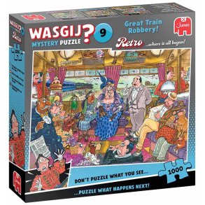 Wasgij Mystery retro 9 stora tgrnet - 1000 bitar