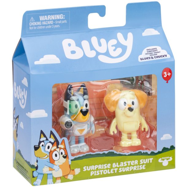 Bluey figurpakke - Surprise blaster suit