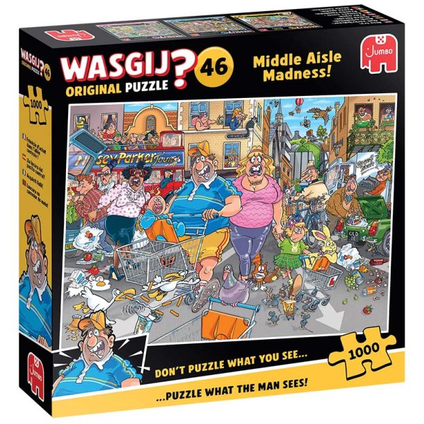 Wasgij original 46 Middle Aisle Madness - 1000 brikker