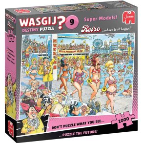 Wasgij Destiny retro 9 supermodeller - 1000 bitar