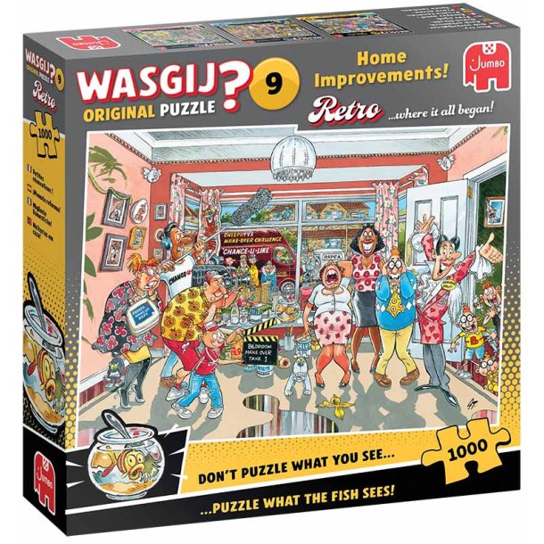 Wasgij original retro 9 home improvements - 1000 brikker