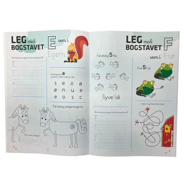 Aktivitetsbog - Lr bogstaver med bondegrdsdyr