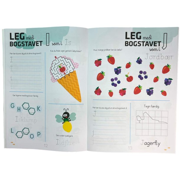 Aktivitetsbog - Lr bogstaver med bondegrdsdyr