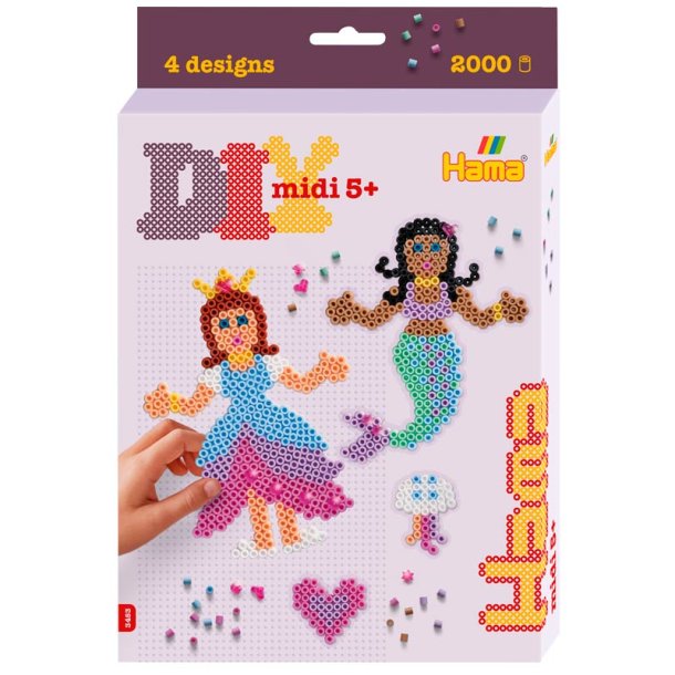 Hama prinsesse midi perlest - 2000 perler