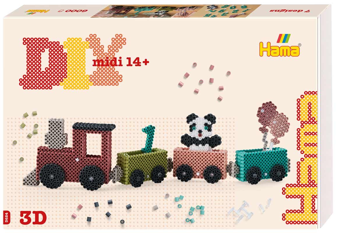 Hama midi perletog med 6000 perler - Find hama perler her