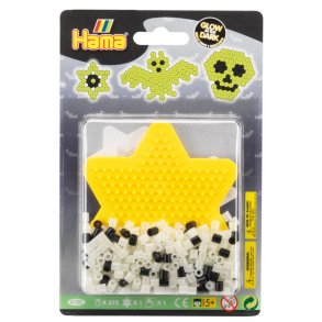 Hama glow in the dark midi perlest - 375 perler