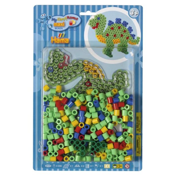 Hama dinosauer maxi perlest - 250 perler