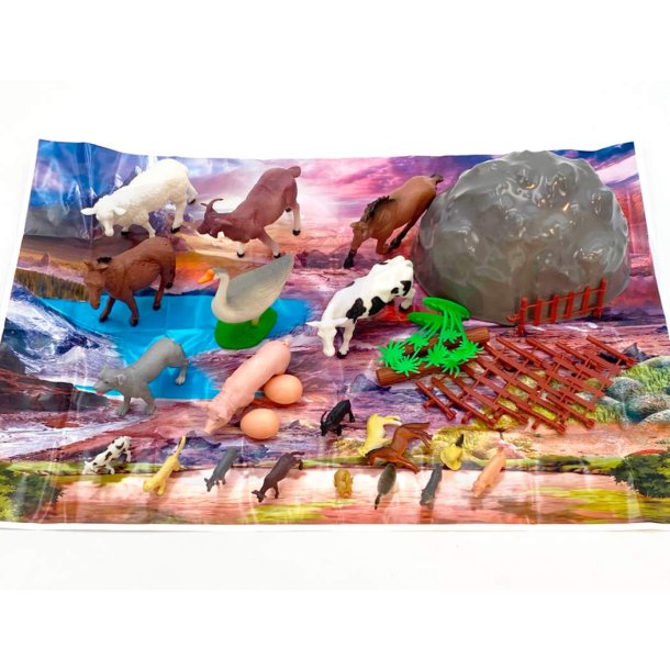 Woopie bondegrds dyr - 34 dele